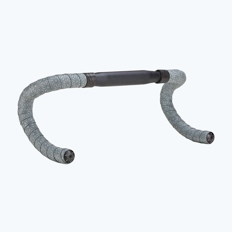 SUPACAZ Super Sticky Kush Classic 2.5 mm gun metal/ano black plugs handlebar wrap 2