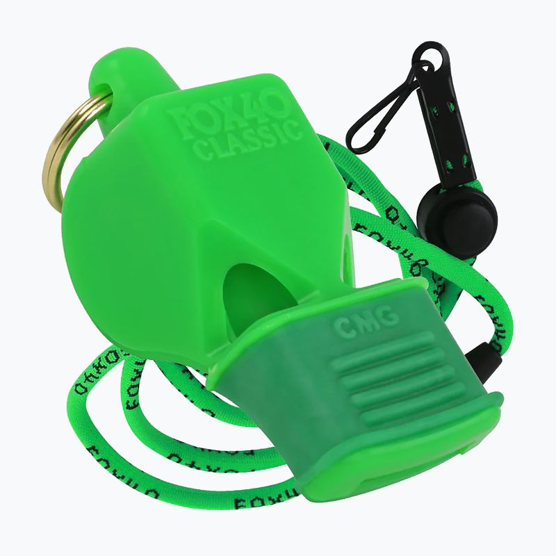 Whistle with cord Fox 40 Classic CMG Safety green 9603