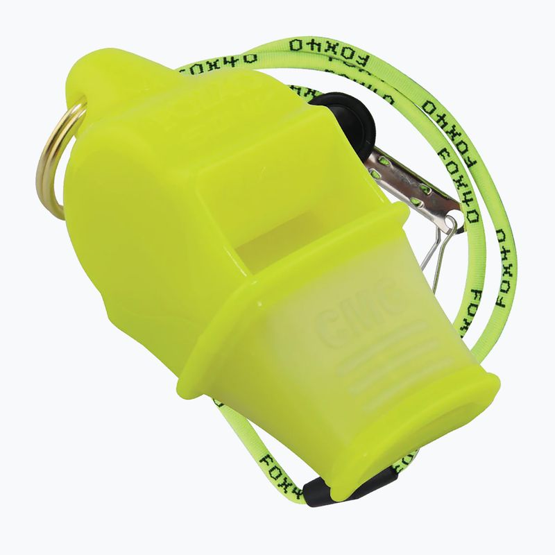 Whistle with string Fox 40 Sonik Blast CMG Neon Yellow