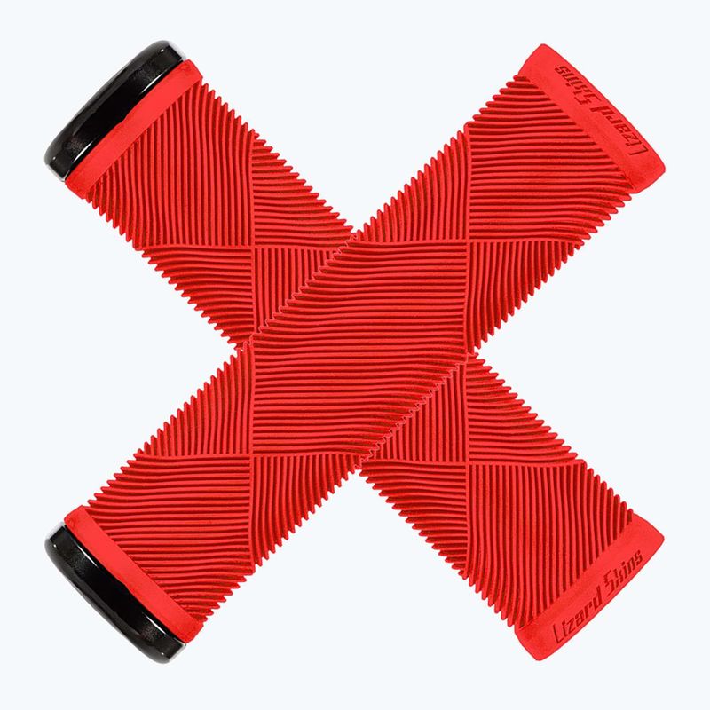 Lizard Skins Single-Clamp Strata handlebar grips candy red