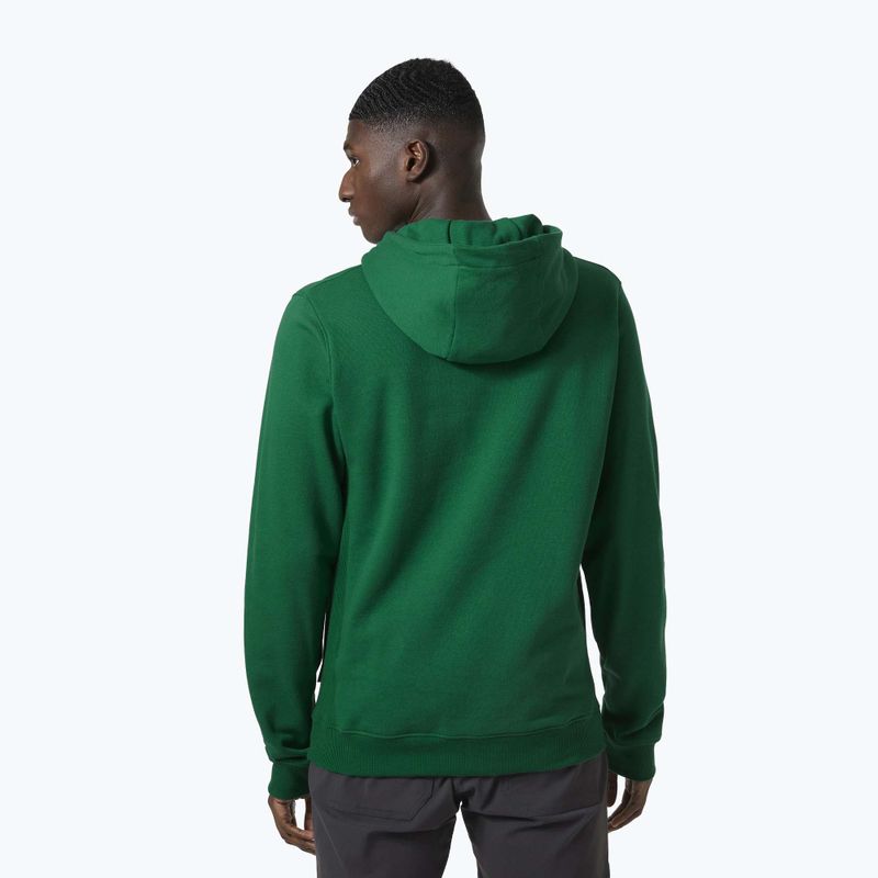 Men's trekking sweatshirt Helly Hansen F2F Organic Cotton Hoodie malachite 2