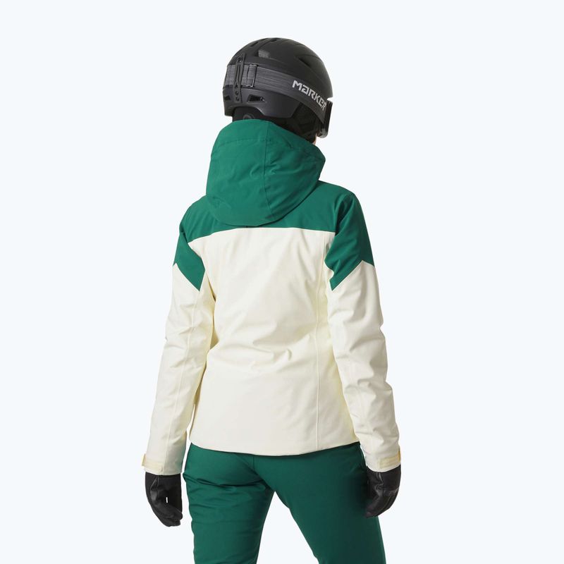 Women's ski jacket Helly Hansen Alphelia emerald snow 2