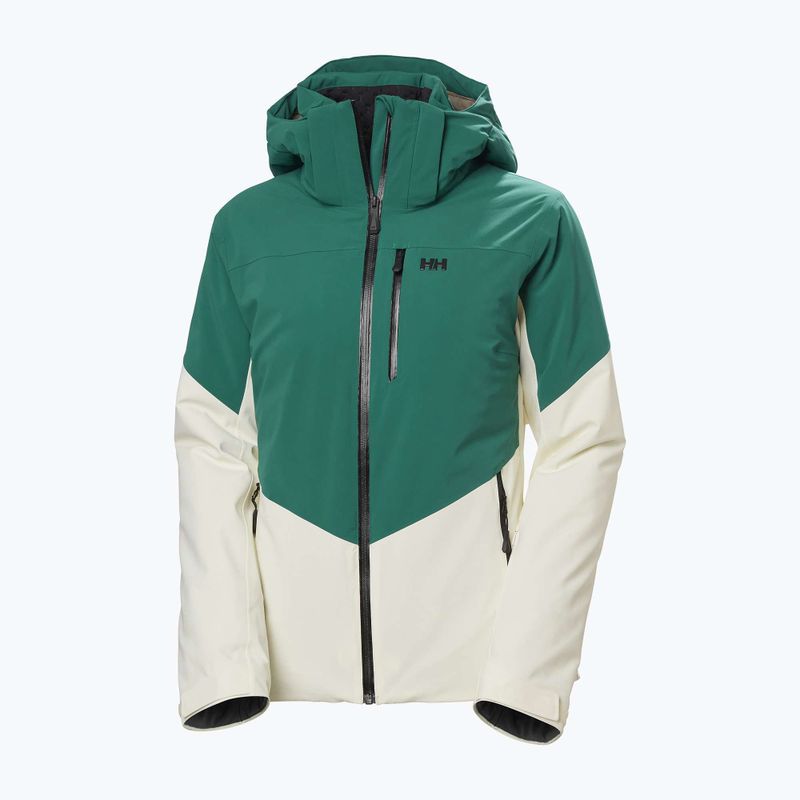 Women's ski jacket Helly Hansen Alphelia emerald snow 10
