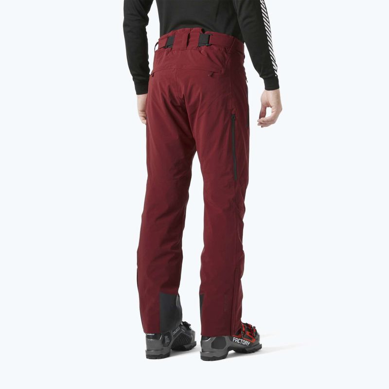 Men's ski trousers Helly Hansen Alpha Lifaloft mars red 2