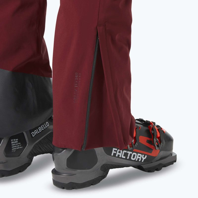 Men's ski trousers Helly Hansen Alpha Lifaloft mars red 5