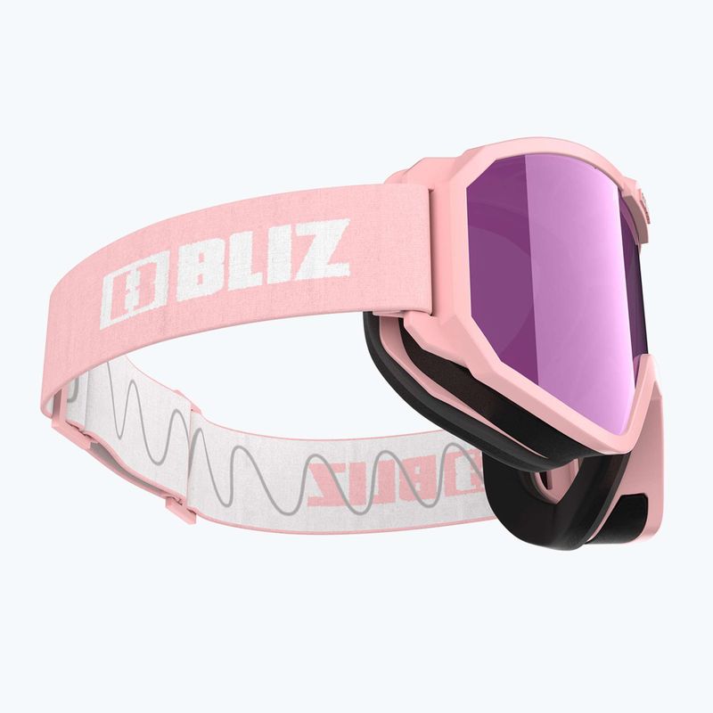Bliz Rave matt powder pink/brown pink multi ski goggles 5