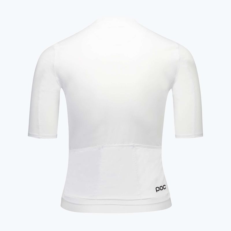 Men's cycling jersey POC Cadence Jersey hydrogen white 4