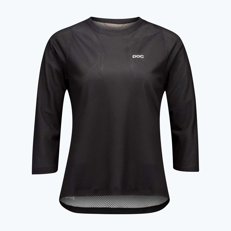Women's cycling jersey POC Motion Air Jersey 3/4 uranium black 3