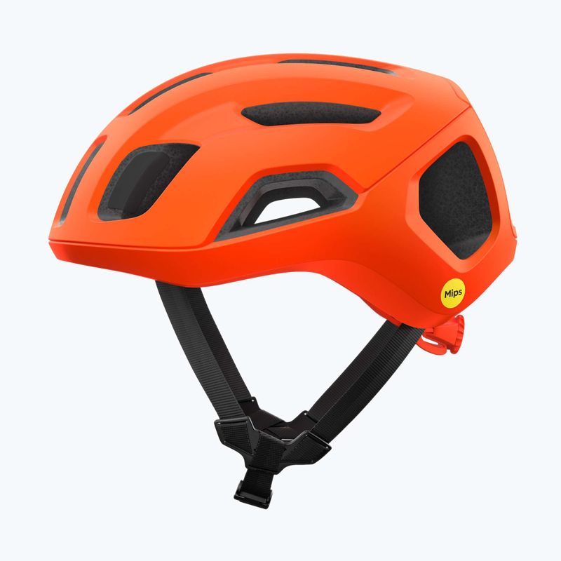 POC Ventral Air MIPS fluorescent orange matt bike helmet 2