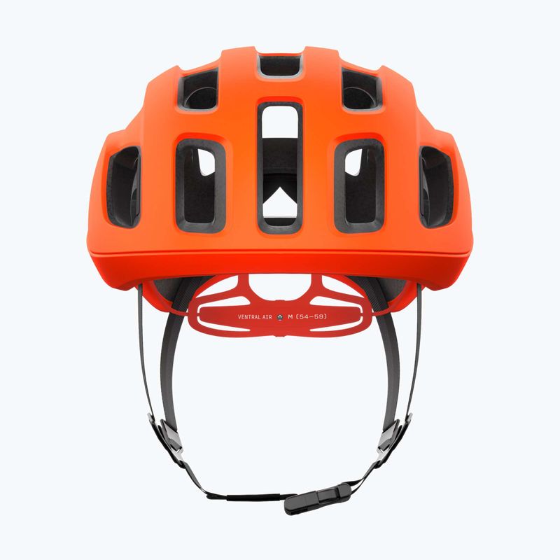 POC Ventral Air MIPS fluorescent orange matt bike helmet 3