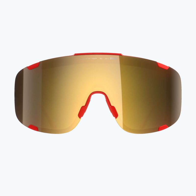 POC Devour prismane red/clarity road/partly sunny gold sunglasses 2