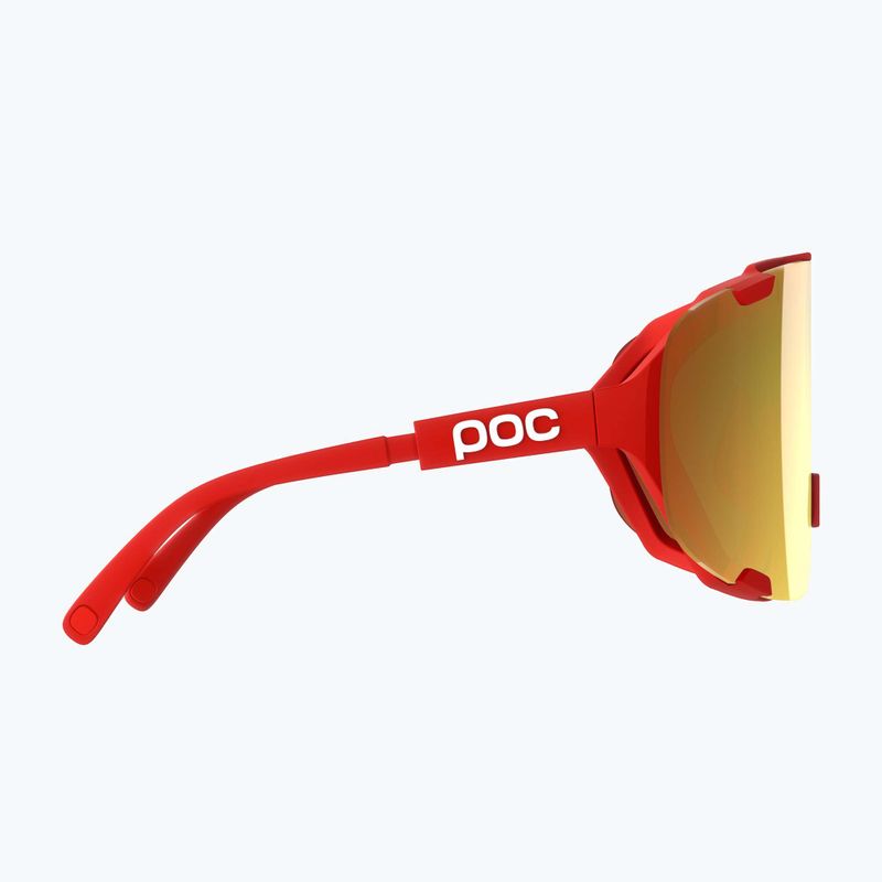 POC Devour prismane red/clarity road/partly sunny gold sunglasses 4