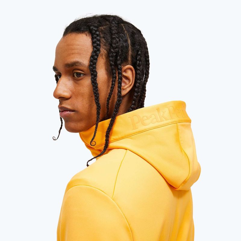 Men's Peak Performance Rider Tech Zip Hood blazing orange 3