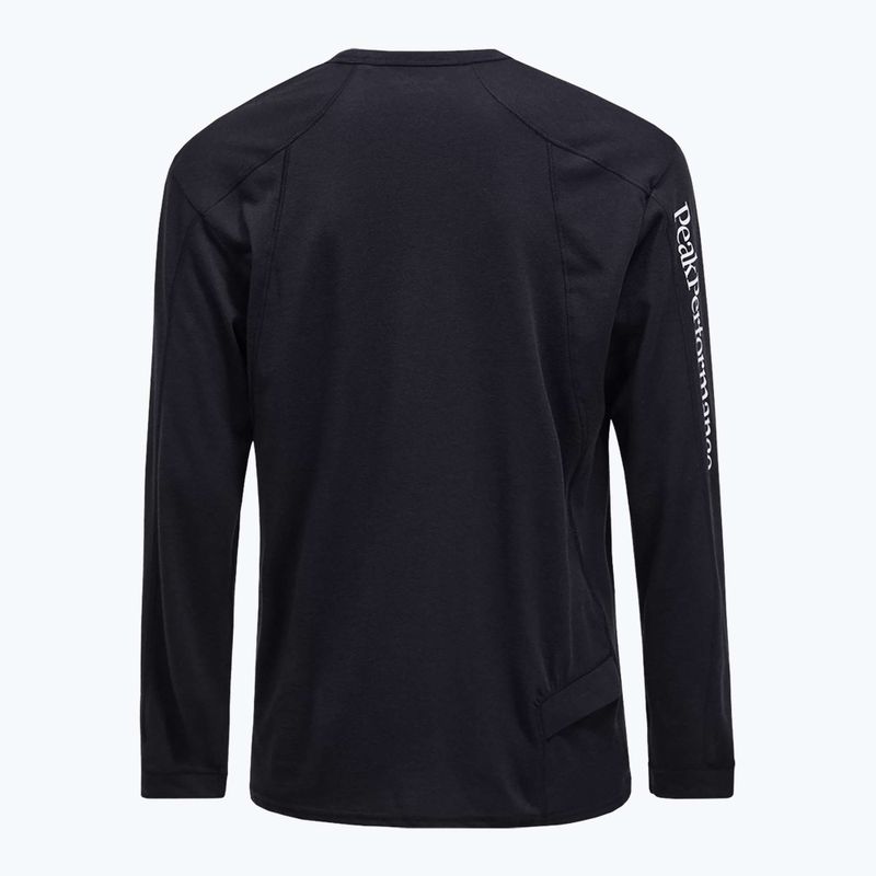 Men's Peak Performance Trail Wool Blend Longsleeve black 2