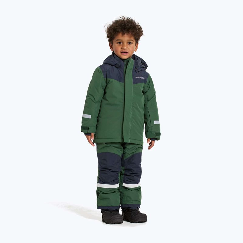 Children's ski set Didriksons Skare pine green 6