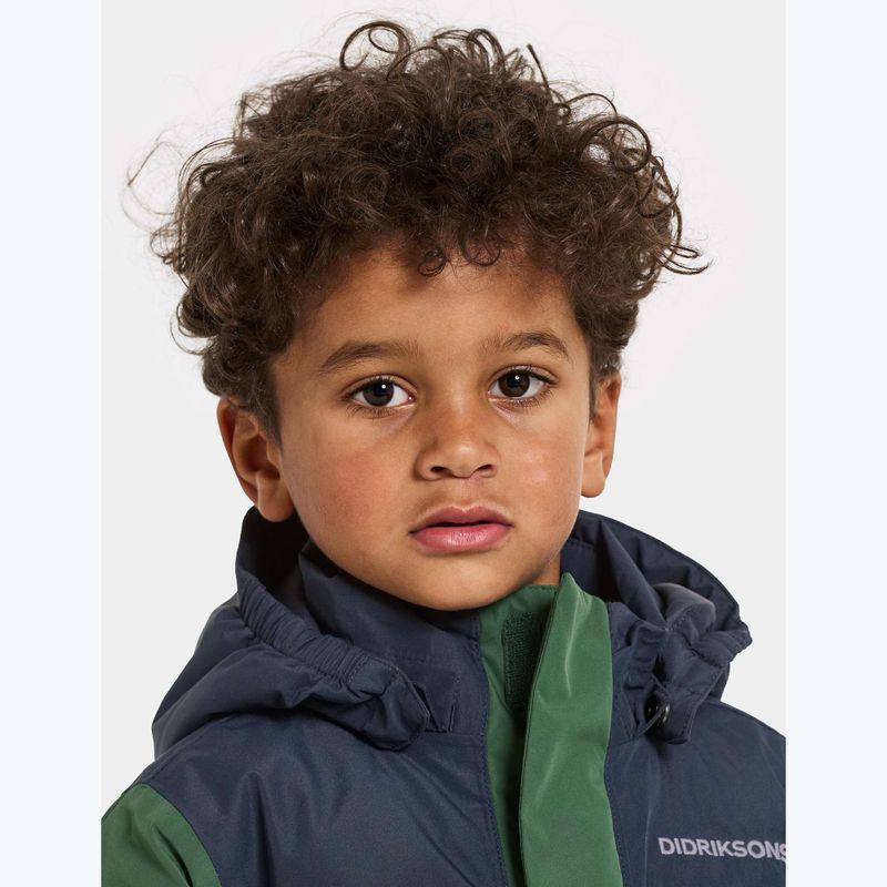Children's ski set Didriksons Skare pine green 11