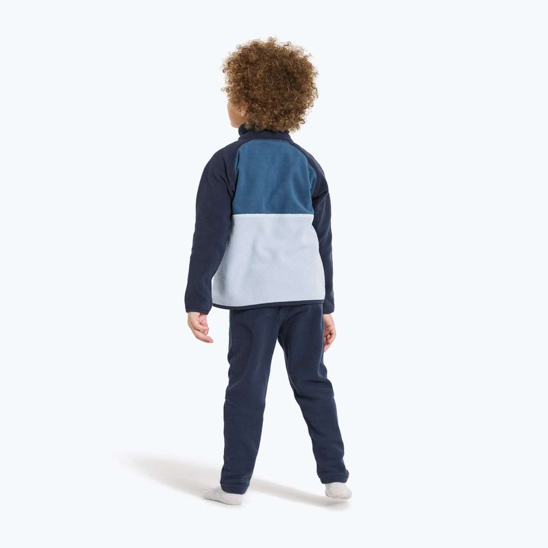 Didriksons Monte Half Button children's fleece sweatshirt cloud blue 3