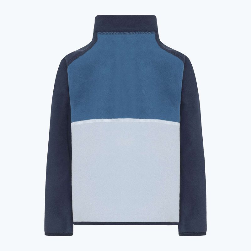 Didriksons Monte Half Button children's fleece sweatshirt cloud blue 8