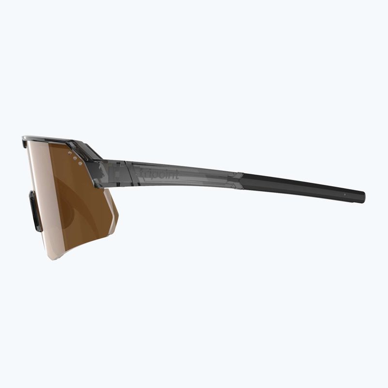 Tripoint 001 Treriksroset TRI-X Polarized shiny black/brown/silver mirror sunglasses 3