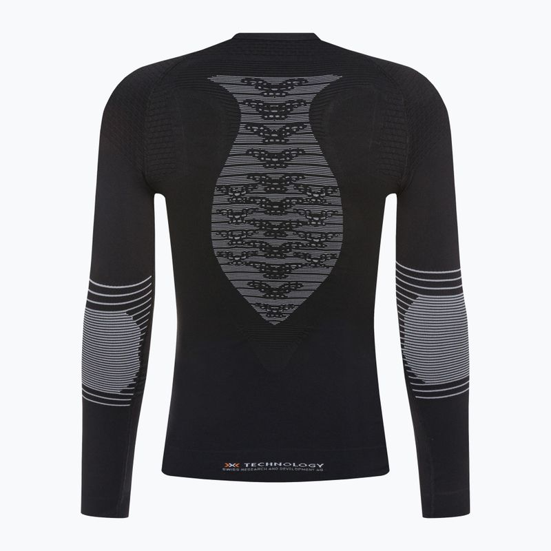 Men's thermal active sweatshirt X-Bionic Energizer 4.0 opal black/arctic white 2