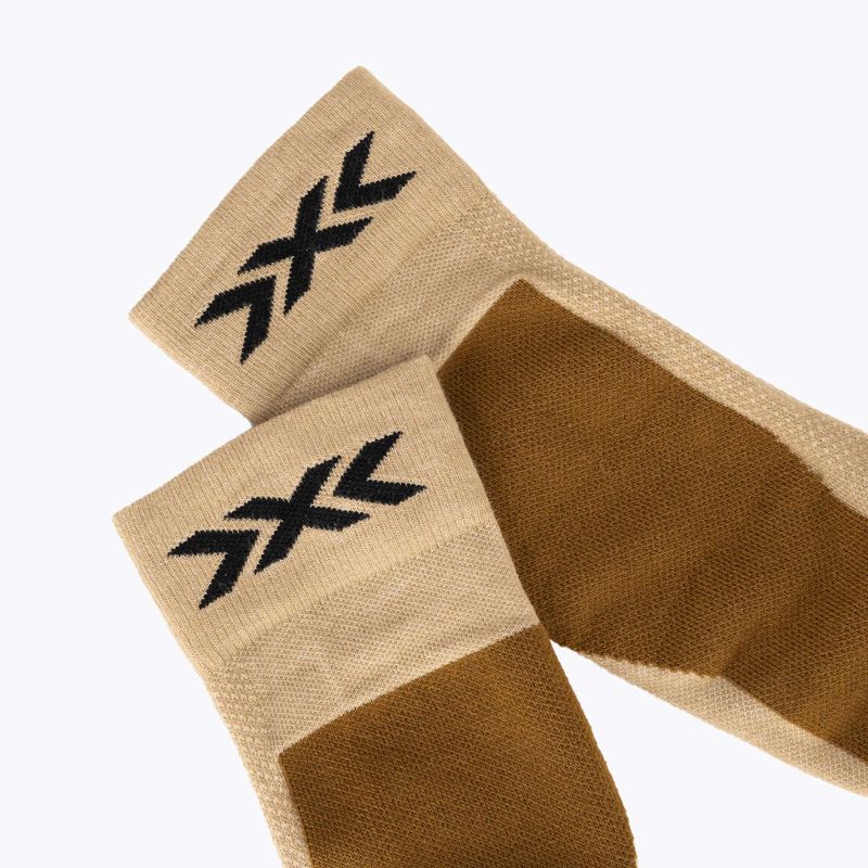 Snowboard socks X-Socks Snowboard Discover Otc sand/dark sand 3