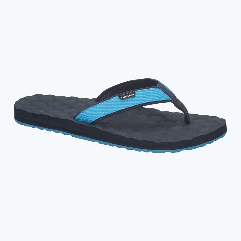 Lizard Way men's flip flops midnight blue/atlantic blue 8