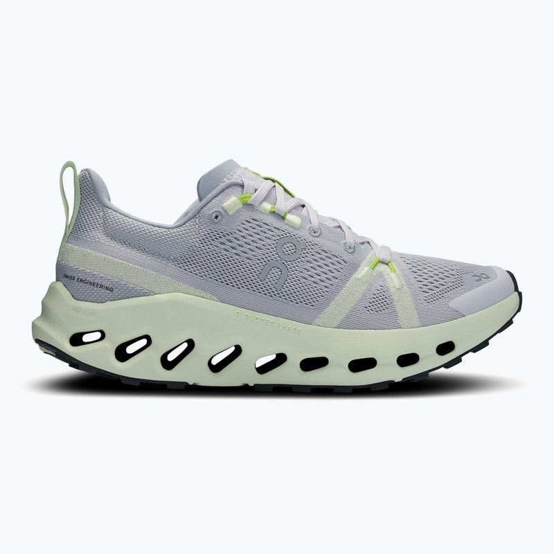 Women's On Cloudsurfer Trail running shoes frost/lima 9