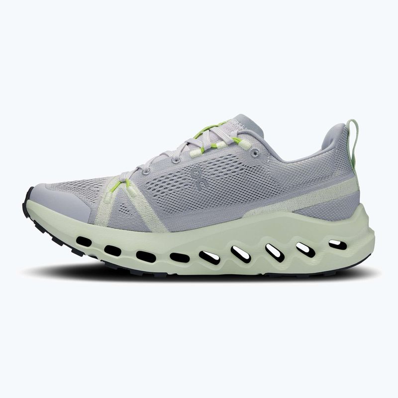 Women's On Cloudsurfer Trail running shoes frost/lima 10