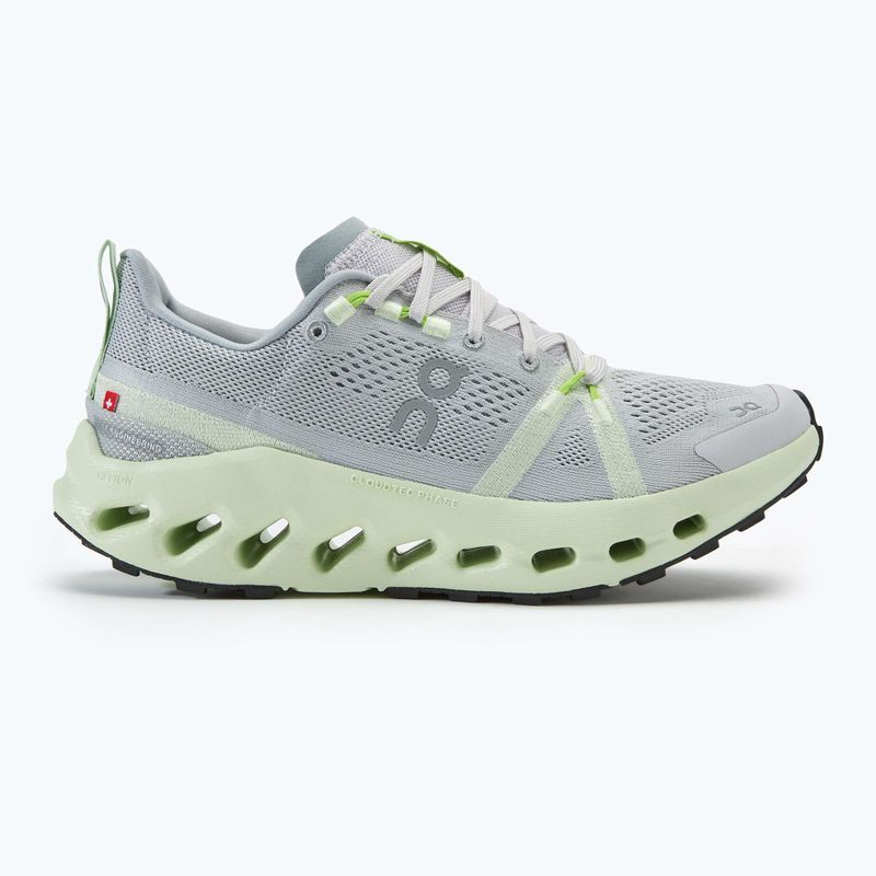 Women's On Cloudsurfer Trail running shoes frost/lima 2