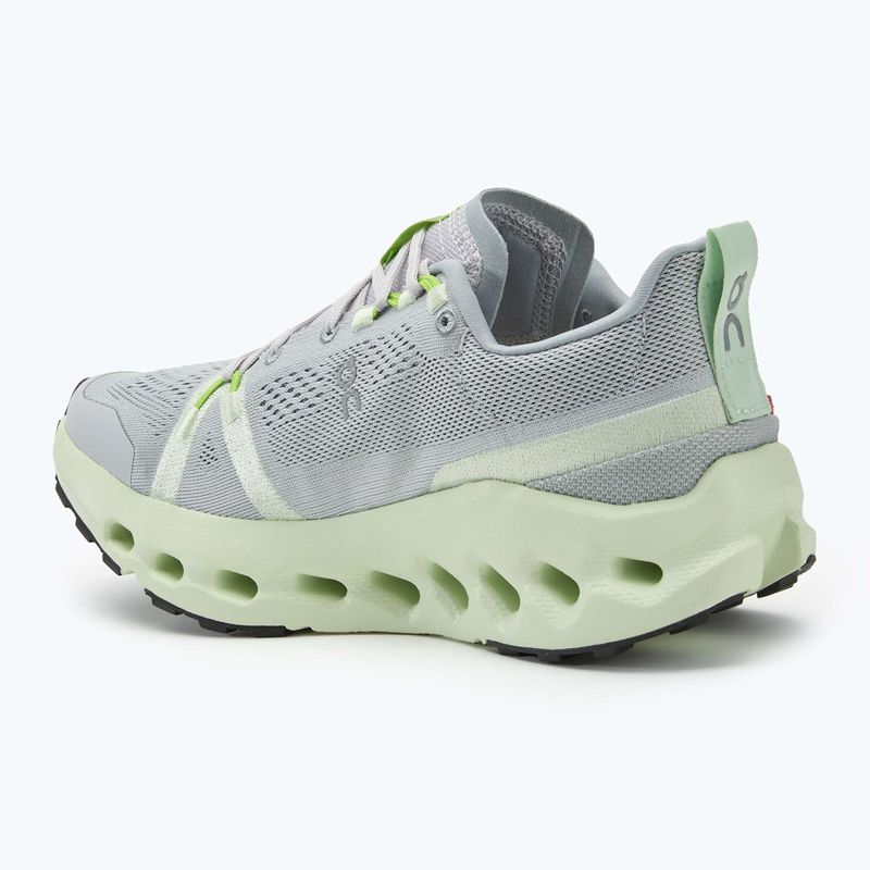 Women's On Cloudsurfer Trail running shoes frost/lima 3