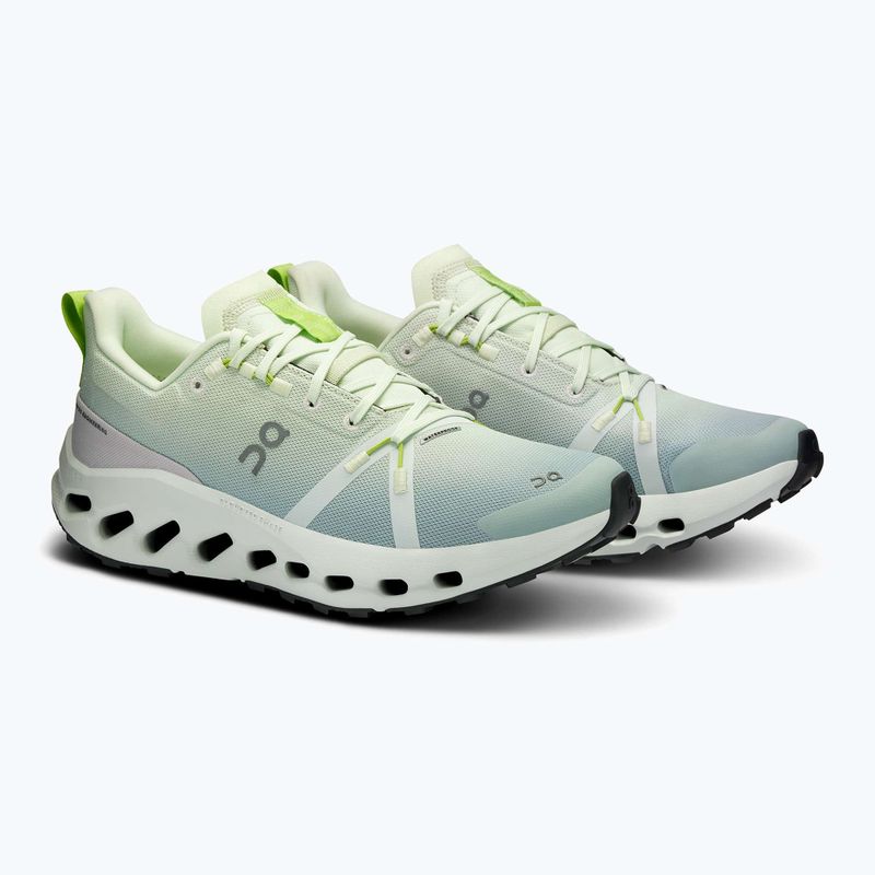 Women's running shoes On Cloudsurfer Trail Waterproof lima/mineral 8
