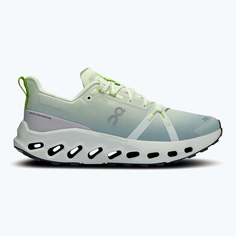 Women's running shoes On Cloudsurfer Trail Waterproof lima/mineral 9