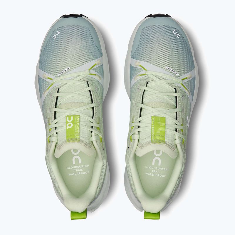 Women's running shoes On Cloudsurfer Trail Waterproof lima/mineral 13