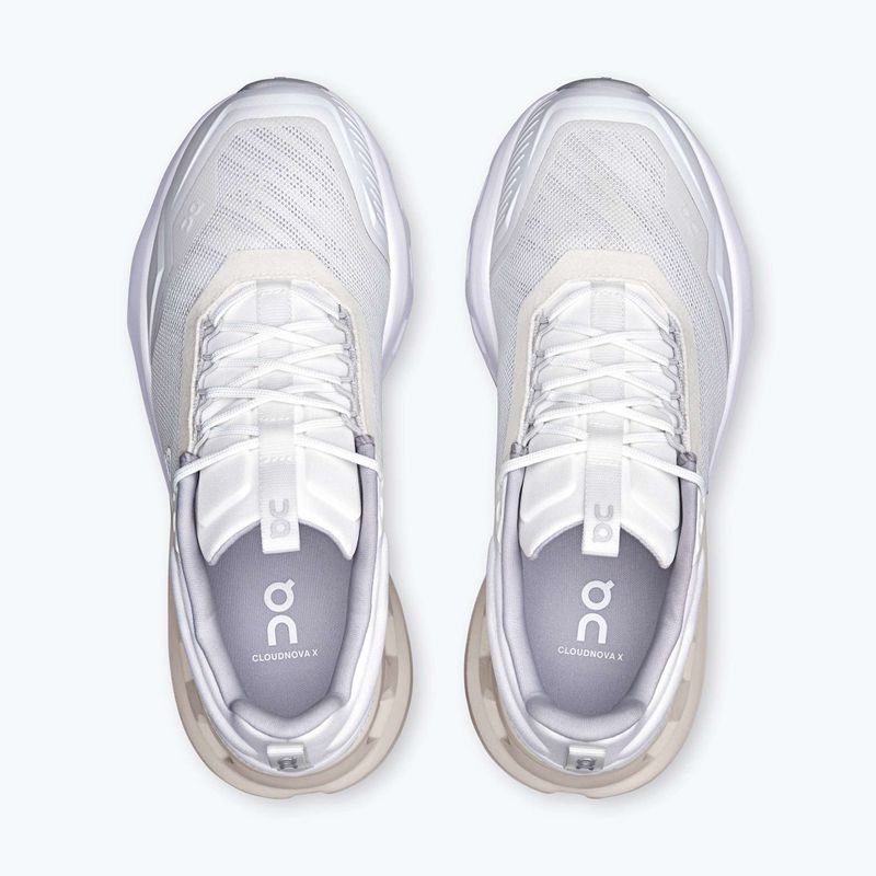 Women's training shoes On Cloudnova X white/glacier 13