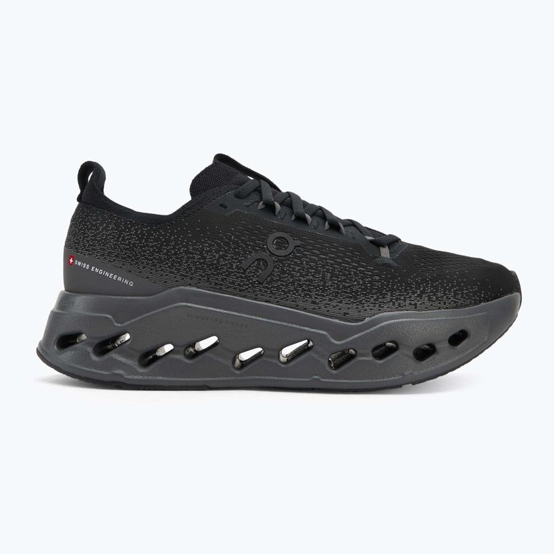 Men's On Cloudsurfer Max Wide black/eclipse running shoes 2