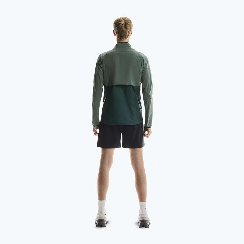 Men's On Weather spirulina/olive running jacket 3