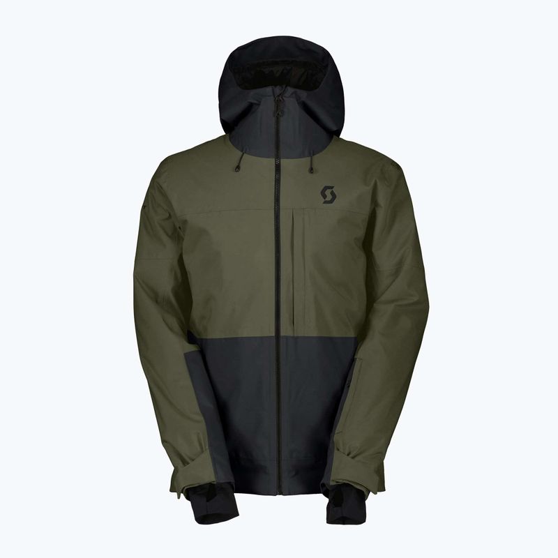 Men's ski jacket SCOTT Ultimate Dryo 10 douglas green/black 6