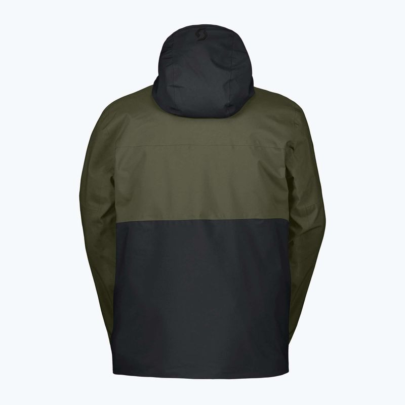 Men's ski jacket SCOTT Ultimate Dryo 10 douglas green/black 7