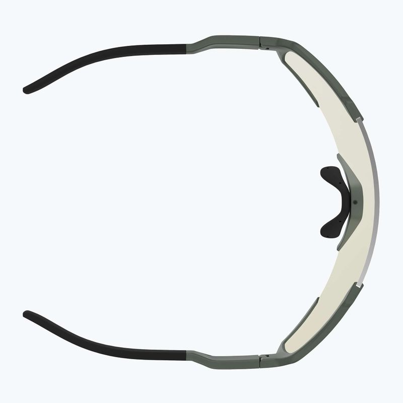 Sunglasses SCOTT Shield khaki green/amp white chrome 4