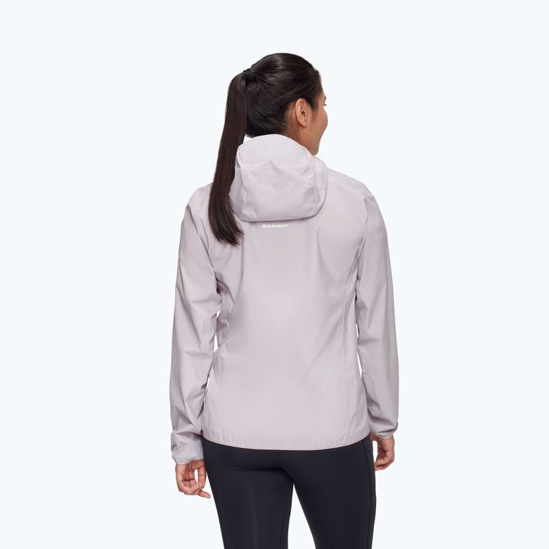 Mammut women's rain jacket Ducan Light HS Hooded alpine calamint 2