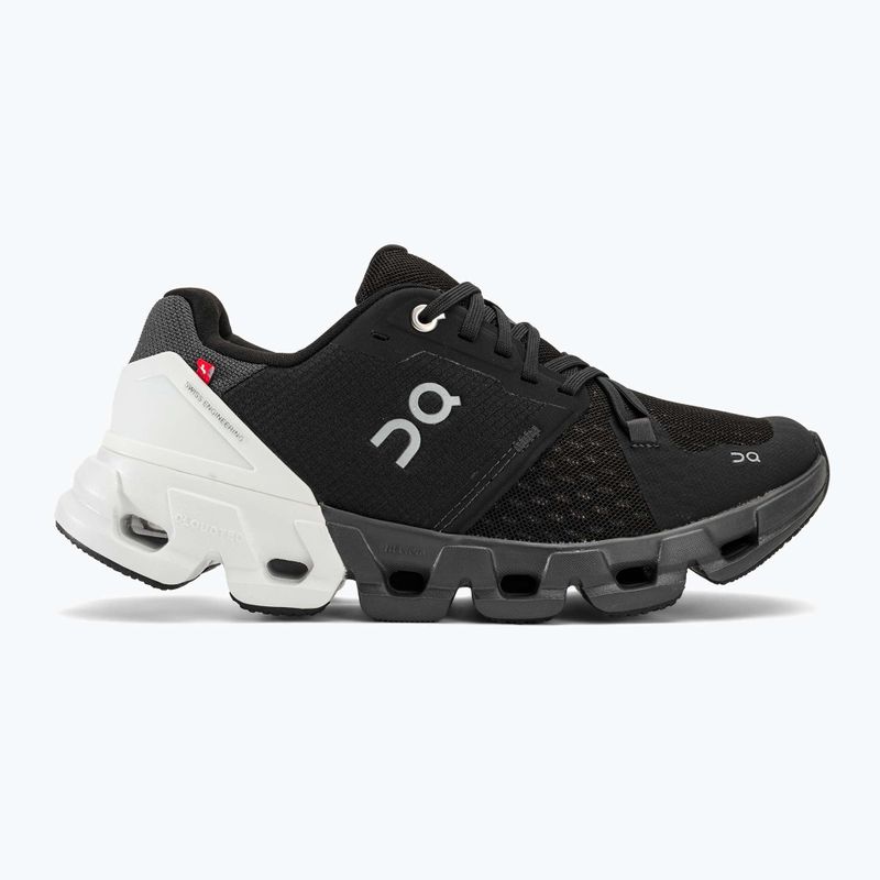 Women's On Cloudflyer 4 black/white running shoes 2
