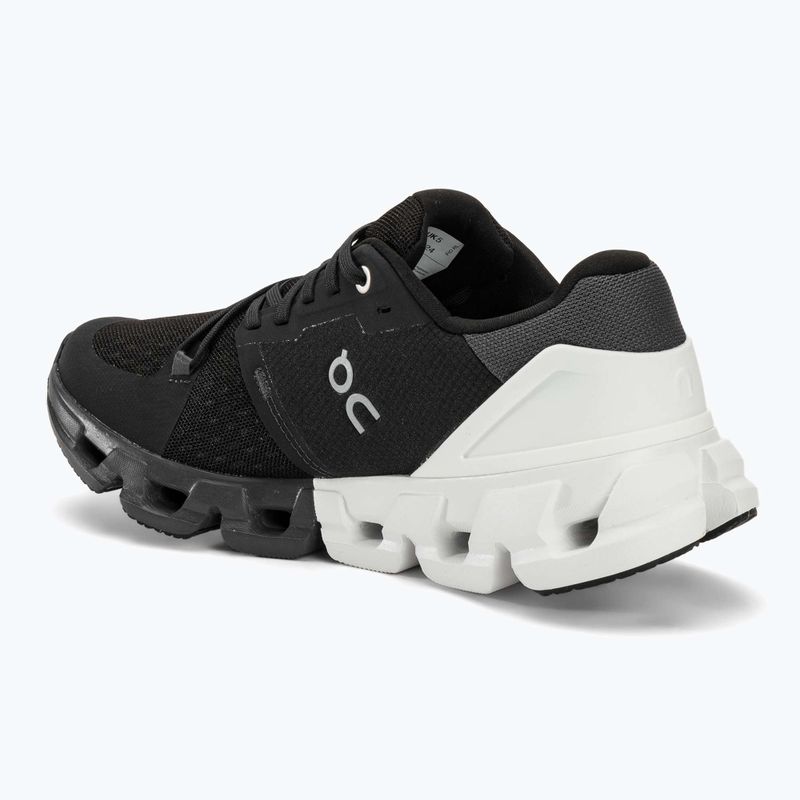 Women's On Cloudflyer 4 black/white running shoes 3