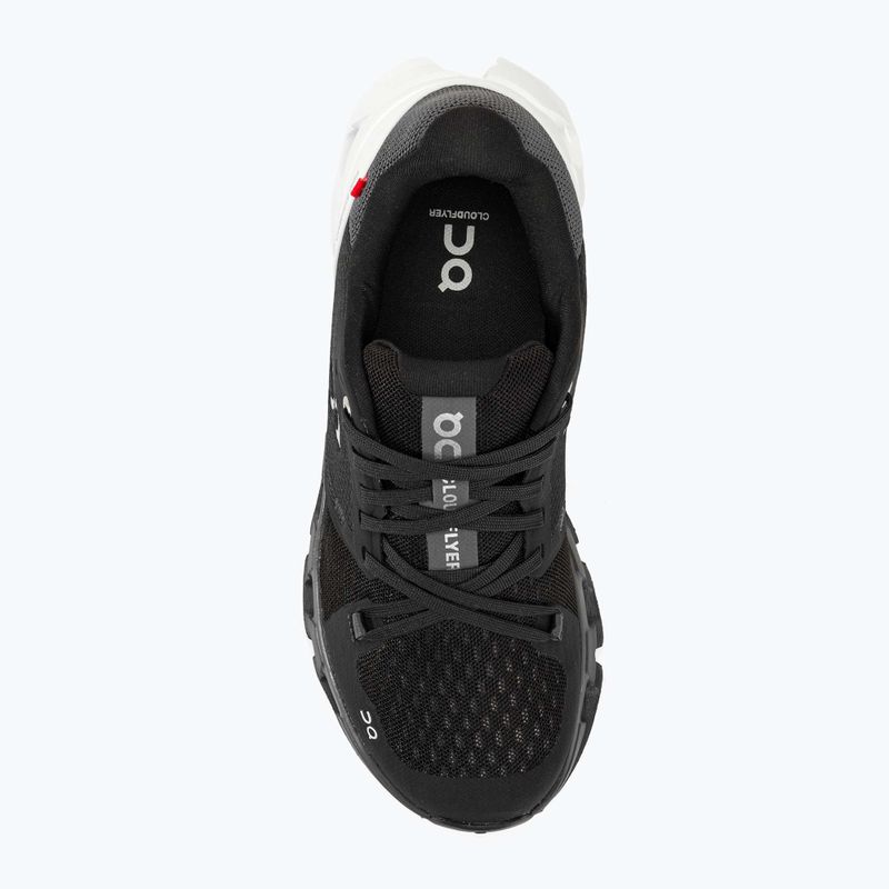 Women's On Cloudflyer 4 black/white running shoes 5