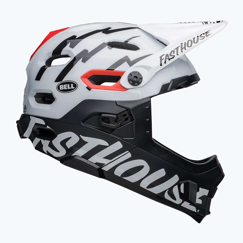 Bell bike helmet FF Super DH MIPS Spherical fasthouse matte gloss black/white 2