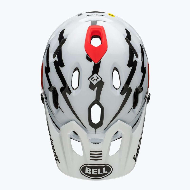 Bell bike helmet FF Super DH MIPS Spherical fasthouse matte gloss black/white 6