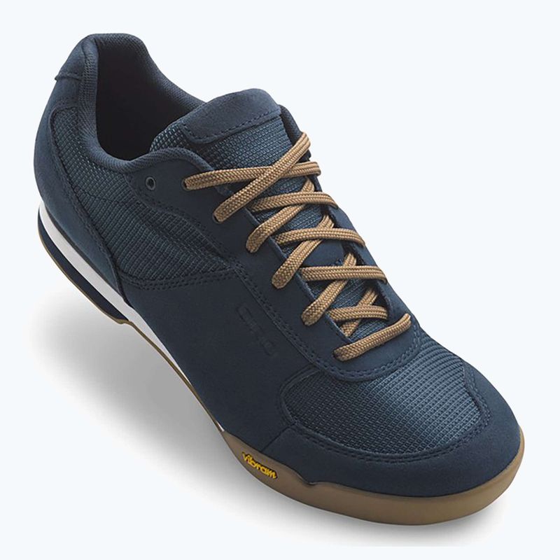 Men's MTB cycling shoes Giro Rumble VR dress blue rubber 2