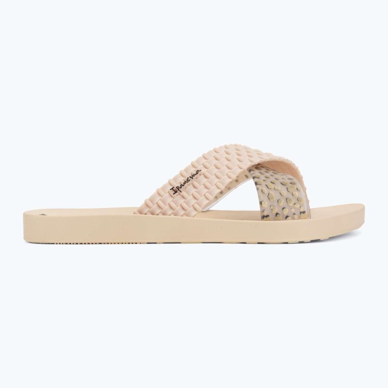 Women's slides Ipanema Sense Slide beige/beige/black 2