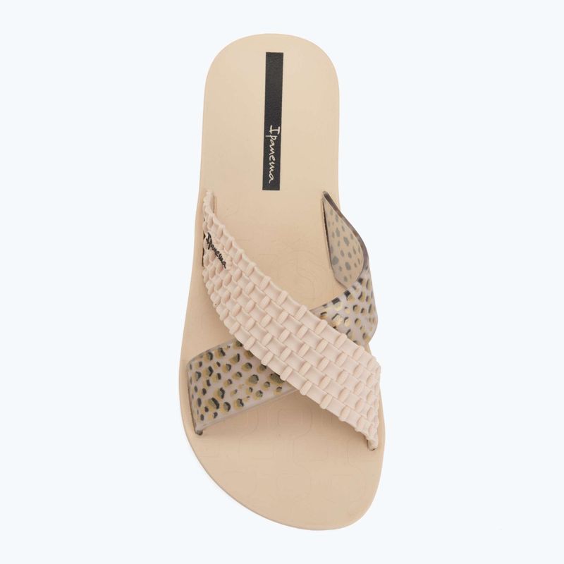 Women's slides Ipanema Sense Slide beige/beige/black 5