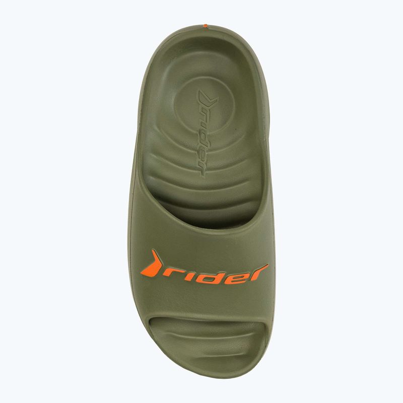 Men's RIDER Rzero Slide green/orange slides 5