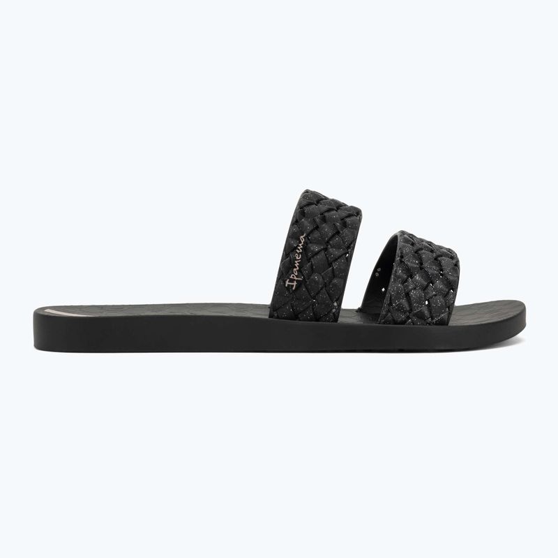 Ipanema women's flip-flops Renda II black/glitter black 2